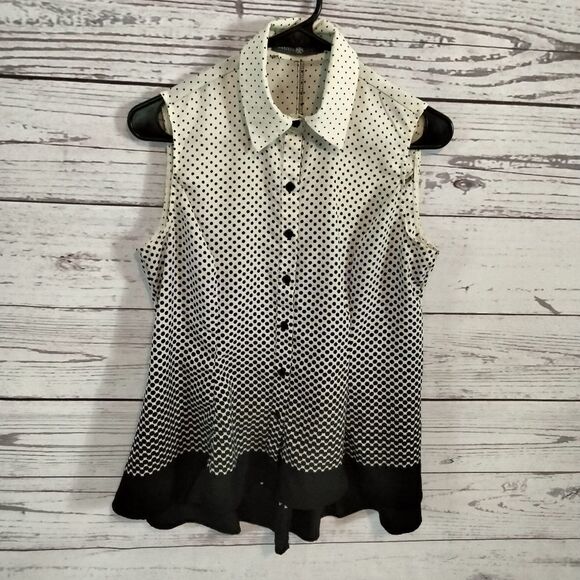 "Signature Collection" woman's sleeveless blouse - Picture 2 of 7